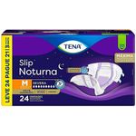 Fralda Geriátrica Tena Slip Noturna Tam M - 24 unidades
