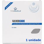 Curativo Silvercare Alginato Cálcio Prata 10x10cm - unidade