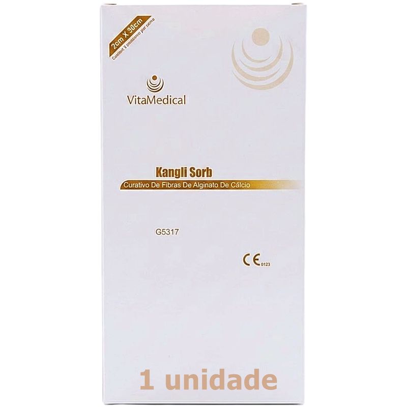 Curativo Kangli Sorb Alginato Cálcio Sódio 2x30cm - unidade