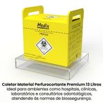 Coletor Material Perfurocortante Premium 13 Litros - unidade