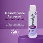 Desodorante Antitranspirante Aerossol Feminino 150ml Flor de Lavanda Monange