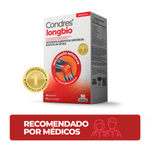 Condres Long Bio Colágeno Tipo II 40mg com Curcumina 80mg 30 Cápsulas