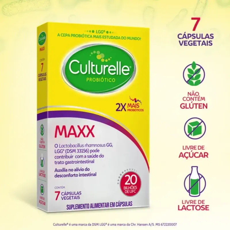Culturelle Maxx Probiótico 7 Cápsulas