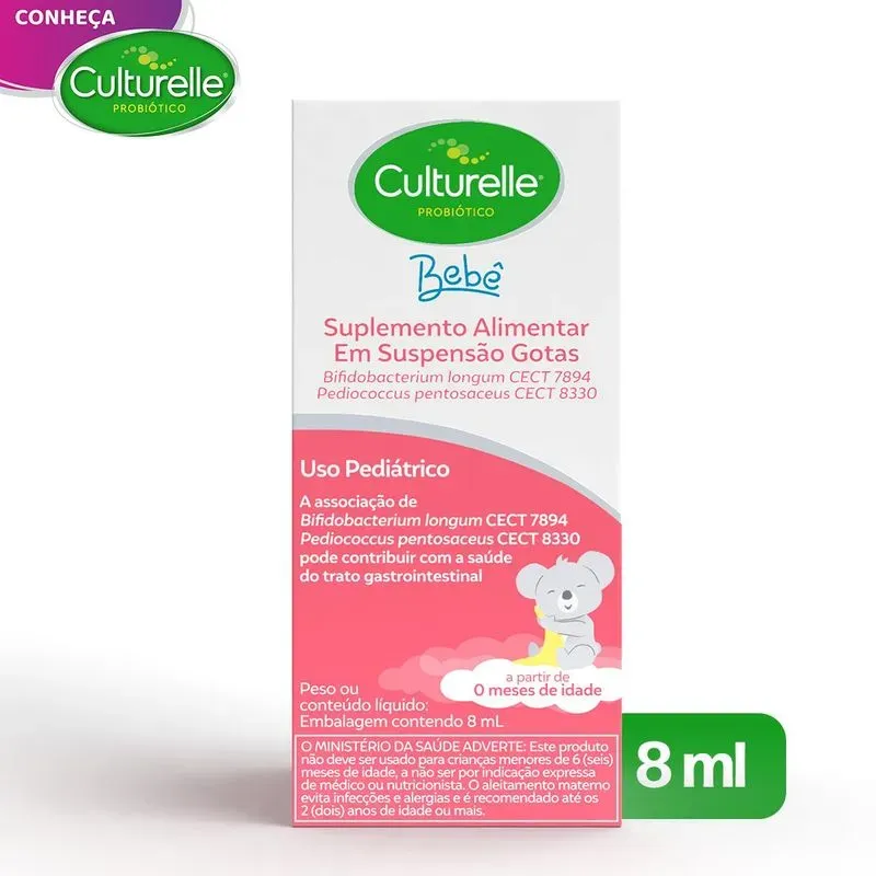 Culturelle Bebê Probiótico Gotas 8ml