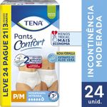 Roupa Íntima Tena Pants Confort P/M Leve 24 Pague 21 Unidades