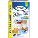 Roupa Íntima Tena Pants Confort P/M Leve 24 Pague 21 Unidades