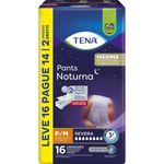 Roupa íntima Tena Pants Noturna P/M Leve 16 Pague 14 unidades