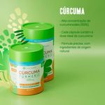 C??rcuma Turmeric 600mg com 60 C??psulas - Bioroots