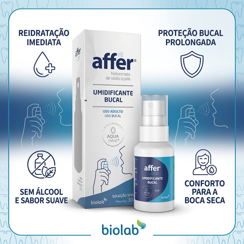 Affer Umidificante Bucal Spray - 30ml 3