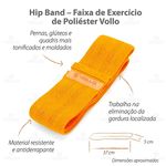 Faixa Elástica Hip Band de Poliéster Vollo Tam M