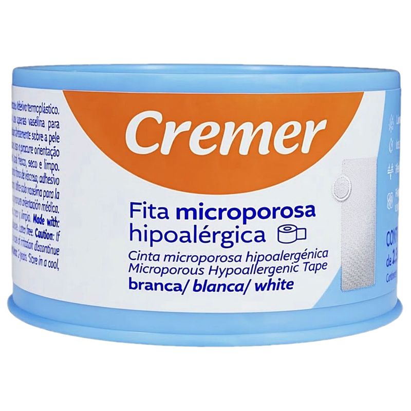 Fita Microporosa Cremer Branca 25cmx10m - unidade