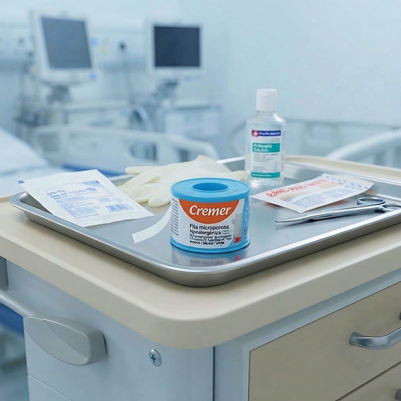 Fita Microporosa Cremer Branca 25cmx10m - unidade