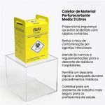 Coletor de Material Perfurocortante Medix 3 Litros - unidade