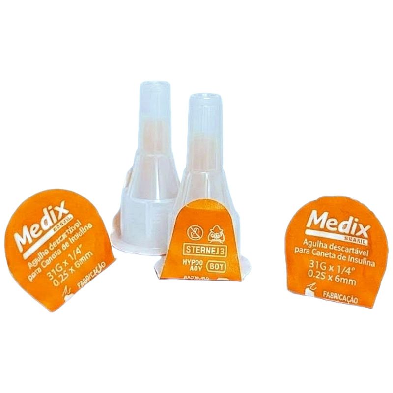 Agulha para Caneta de Insulina Slim Comfort 6mm 100 unidades