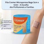 Fita Microporosa Cremer Bege 5cmx45m - unidade