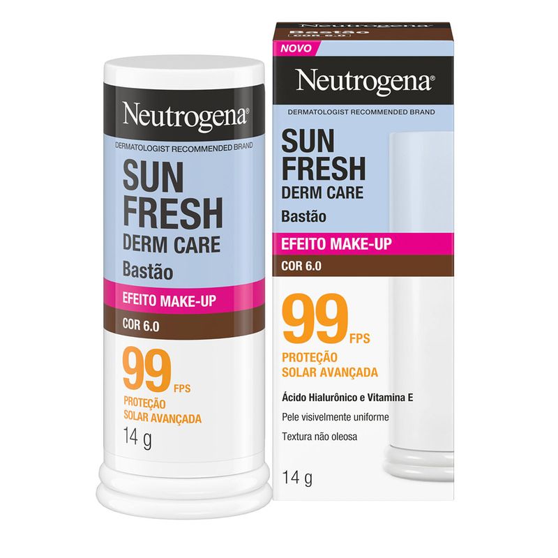 Neutrogena Sun Fresh Bastão Efeito Make-Up Fps 99 Cor 6.0 14g