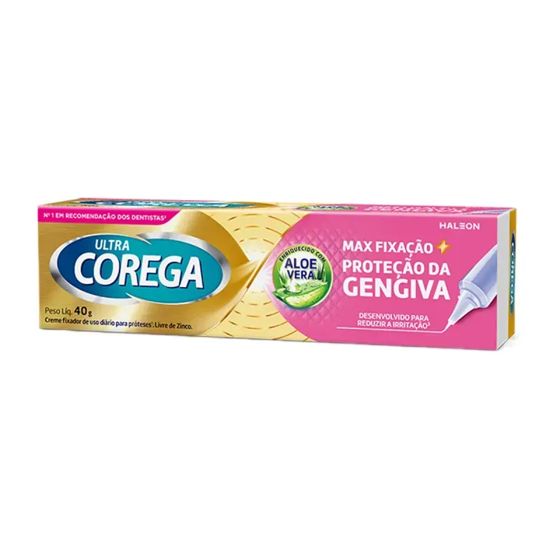 Creme Fixador para Prótese Ultra Corega Max Proteção - 40g