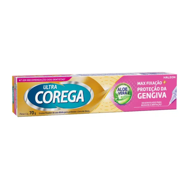 Creme Fixador para Prótese Ultra Corega Max Proteção - 70g