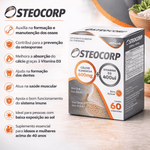 Osteocorp 600mg + Vitamina D3 400UI C/60 Comprimidos - Metalab
