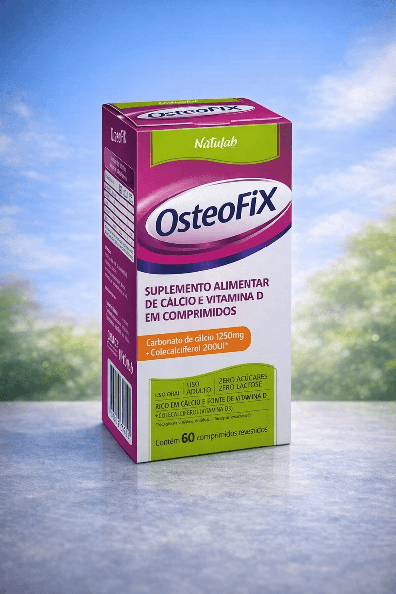 Kit C/10 OsteoFix 1500mg 200UI C/60 Comprimidos