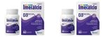 Kit 2 Imecálcio Cálcio D3 600+400mg C/60 Cápsulas - Nutivit