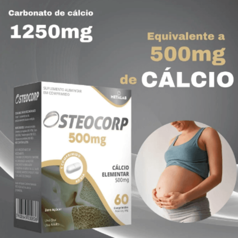 Kit 5x Osteocorp 500mg Com 60 Comprimidos