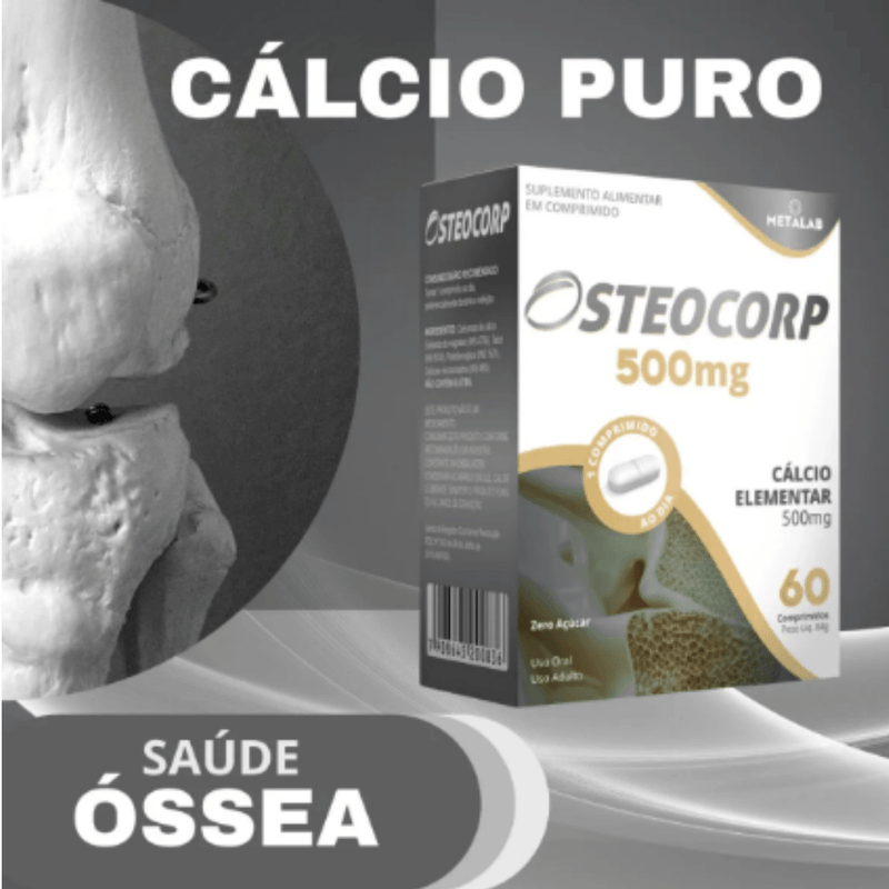 Kit 5x Osteocorp 500mg Com 60 Comprimidos