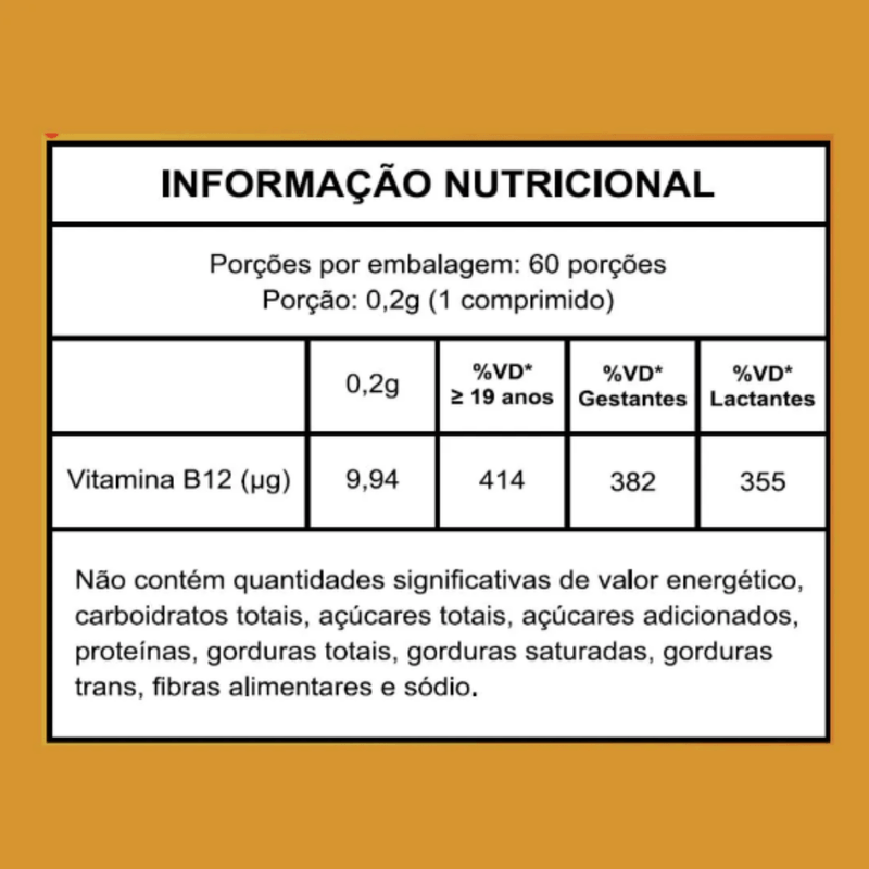 Enzicoba Vitamina B12 Mecobalamina 9 mcg  C/60 Comprimidos