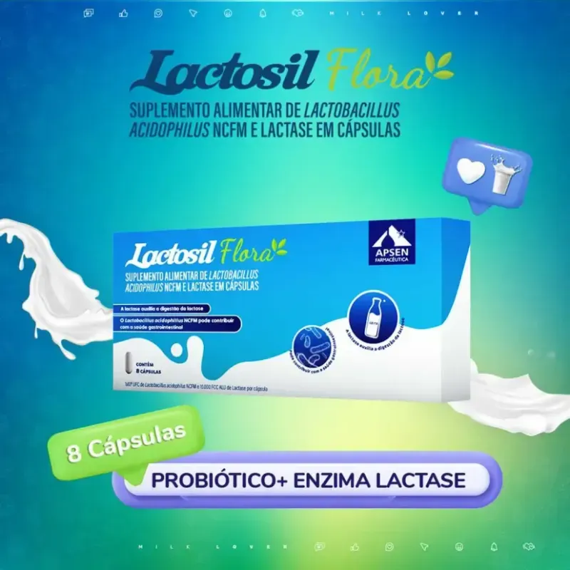 Lactosil Flora 8 Cápsulas