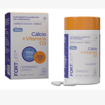 Cálcio + Vitamina D3 1600mg 60 Comprimidos Fortlife Sem Sabor