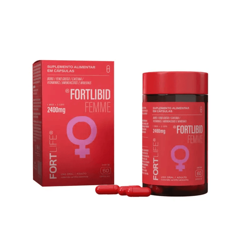 Fortlibid Femme 2400Mg 60 Cápsulas - FortLife