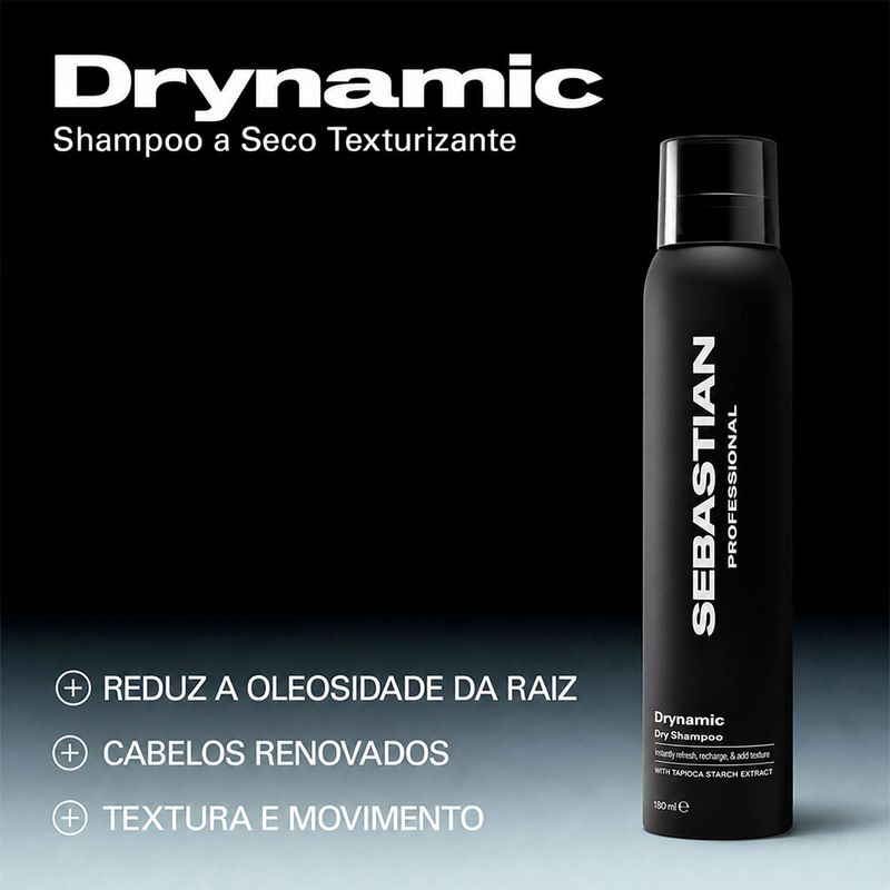 Sebastian Drynamic+ Dry Shampoo - Shampoo Seco 180ml