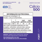 Carbonato de Cálcio 1250mg C/60 Comprimidos - Fortlife