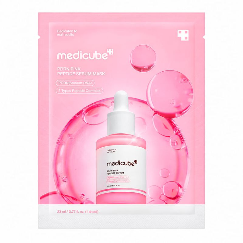 Medicube PDRN Pink Peptide Ampoule Mask - Máscara Facial 23ml
