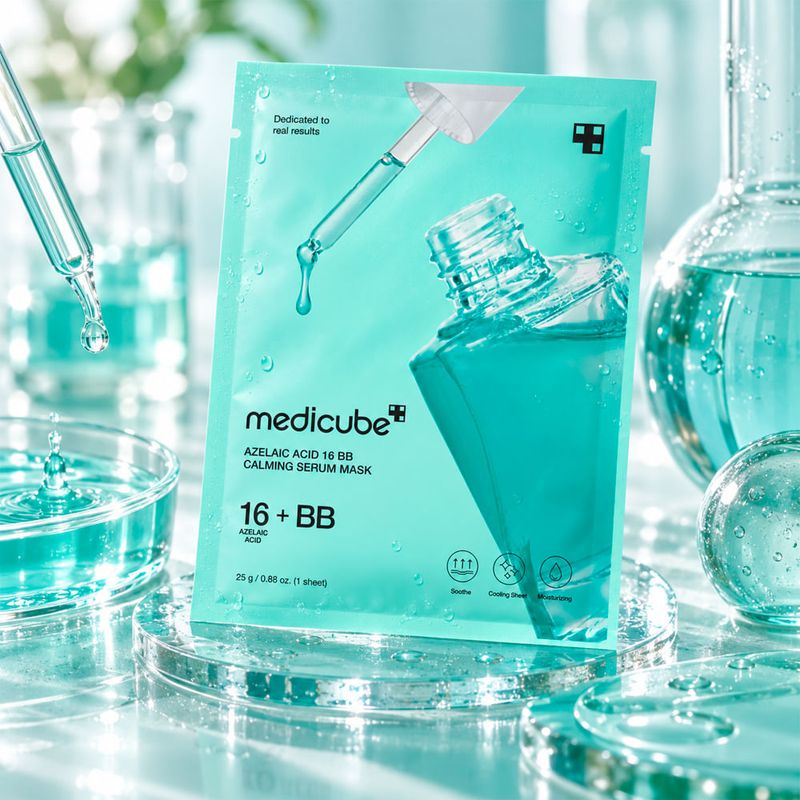 Medicube Azelaic Acid 16 BB Calming Serum Mask - Máscara Facial 25g