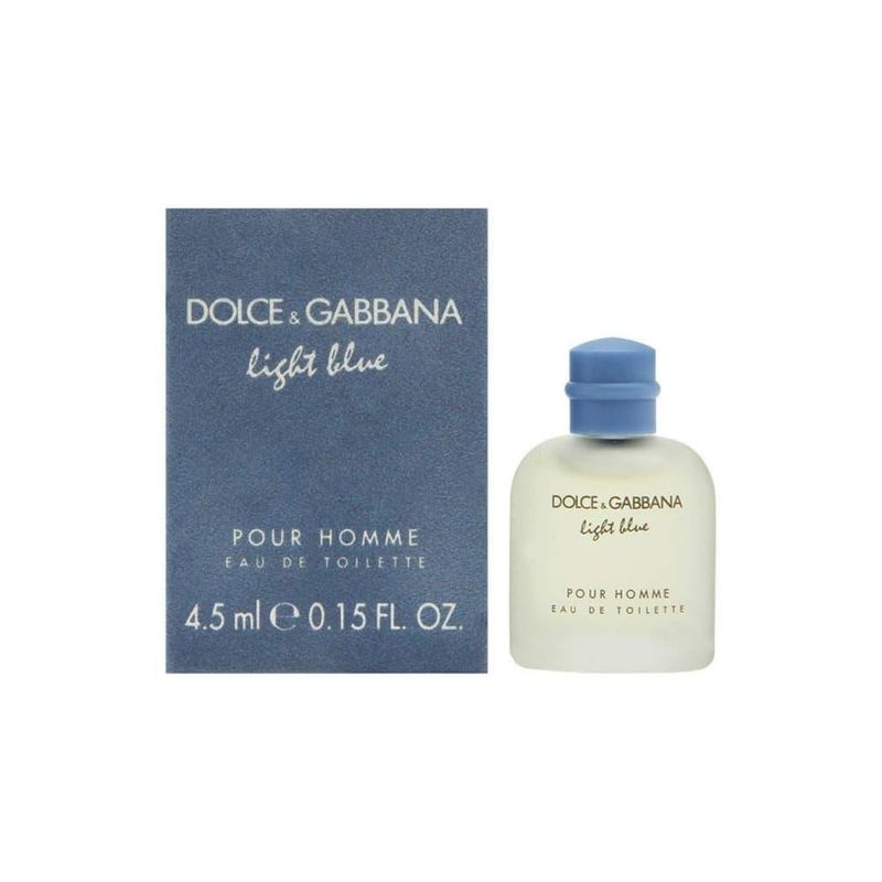 Miniatura Perfume Light Blue Eau De Toilette Masculino Dolce & Gabbana 4,5ml