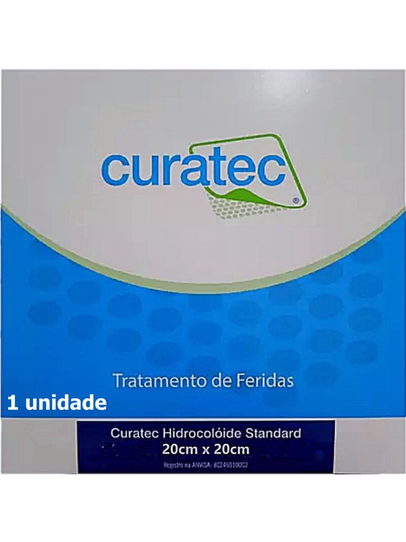 Curativo Curatec Hidrocolóide Standard 20x20cm - unidade
