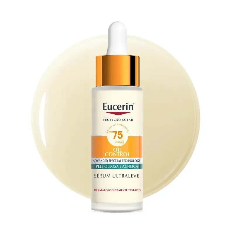 Protetor Solar Sérum FPS 75 Eucerin Oil Control 30ml