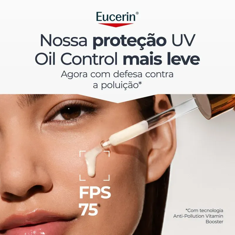 Protetor Solar Sérum FPS 75 Eucerin Oil Control 30ml