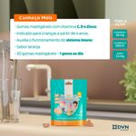Vitamina C Gomas 30 mg + D 5 mcg + Zinco 25 mg 30 Unidades Sabor Laranja - C-Triple Kids