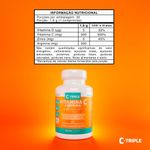 C-Triple + Arginina - Vit C 500mg + Zinco 5mg + Vit D 200UI + Arginina 500mg 30 comprimidos