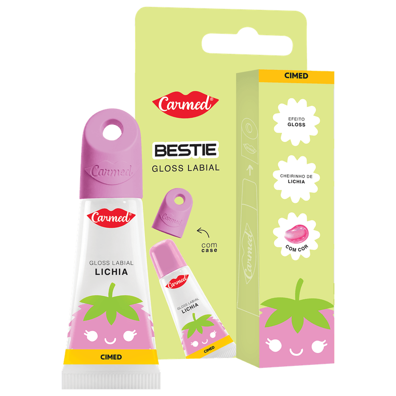 Gloss Labial Lichia Bestie Carmed 5g