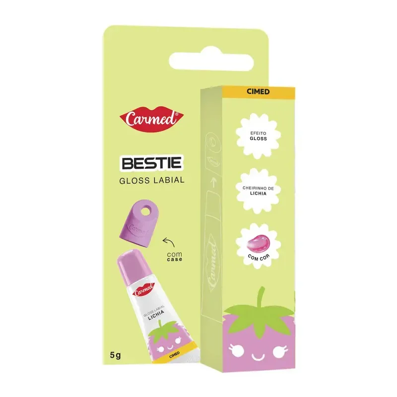 Gloss Labial Lichia Bestie Carmed 5g