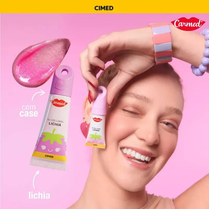Gloss Labial Lichia Bestie Carmed 5g