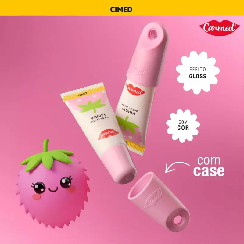 Gloss Labial Lichia Bestie Carmed 5g