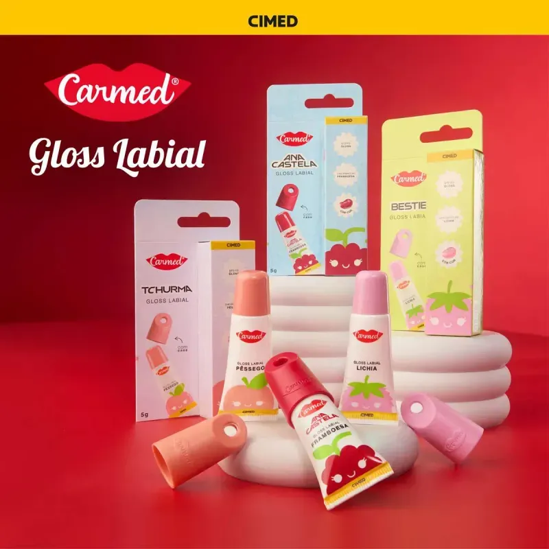 Gloss Labial Lichia Bestie Carmed 5g