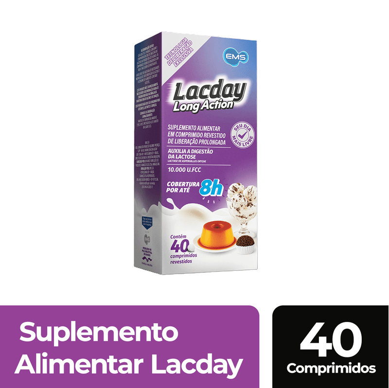 Lacday Long Action Lactase 10.000 U.fcc 40 Comprimidos 1