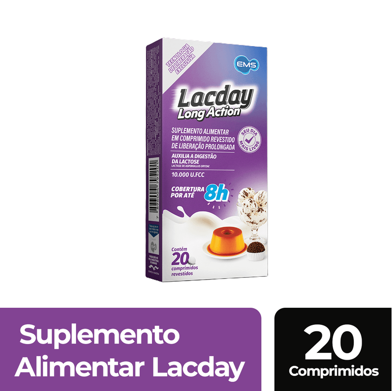 Lacday Long Action Lactase 10.000 U.fcc 20 Comprimidos 1