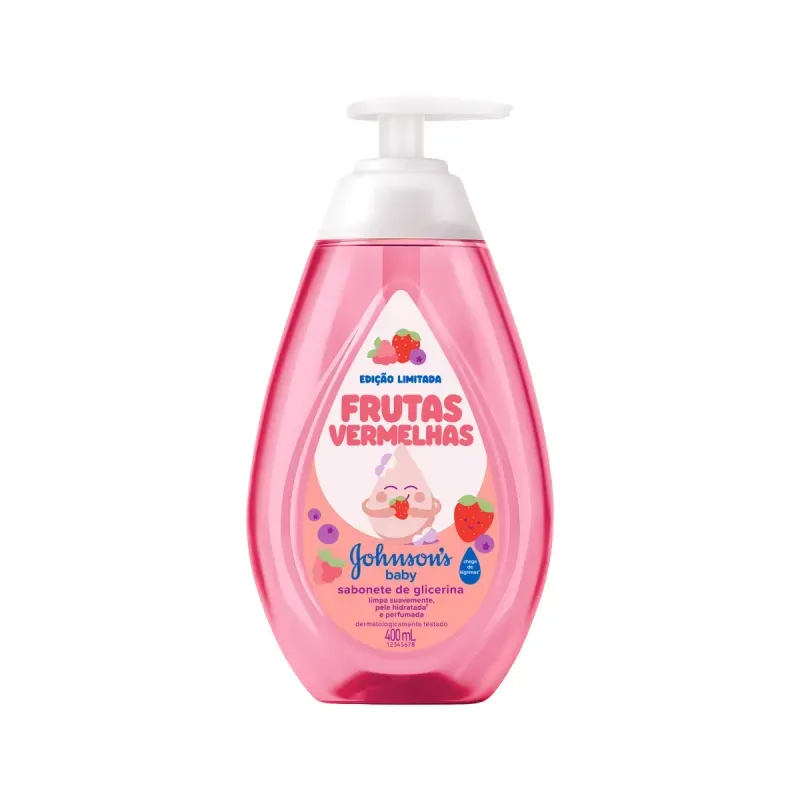 Sabonete Líquido da Cabeça aos Pés Frutas Vermelhas Johnson's Baby - 400ml 1