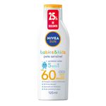 Protetor Solar Infantil Nivea Sun Babies & Kids Pele Sensível Fps60 125ml 1